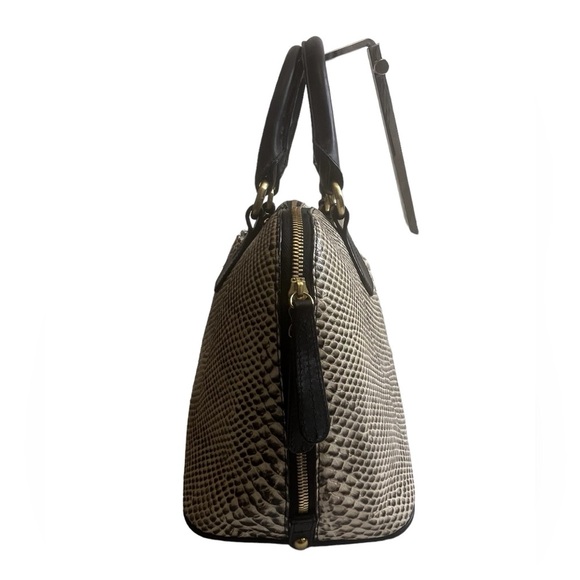 Brahmin Vivian Satchel/Shoulder Bag in Pearl Dogwood - Picture 4 of 16